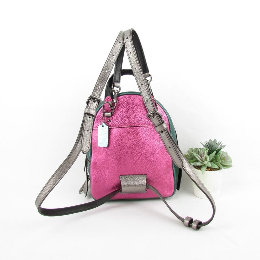 Authentic Coach Colorblock Andi Backpack - Picture 3 of 8